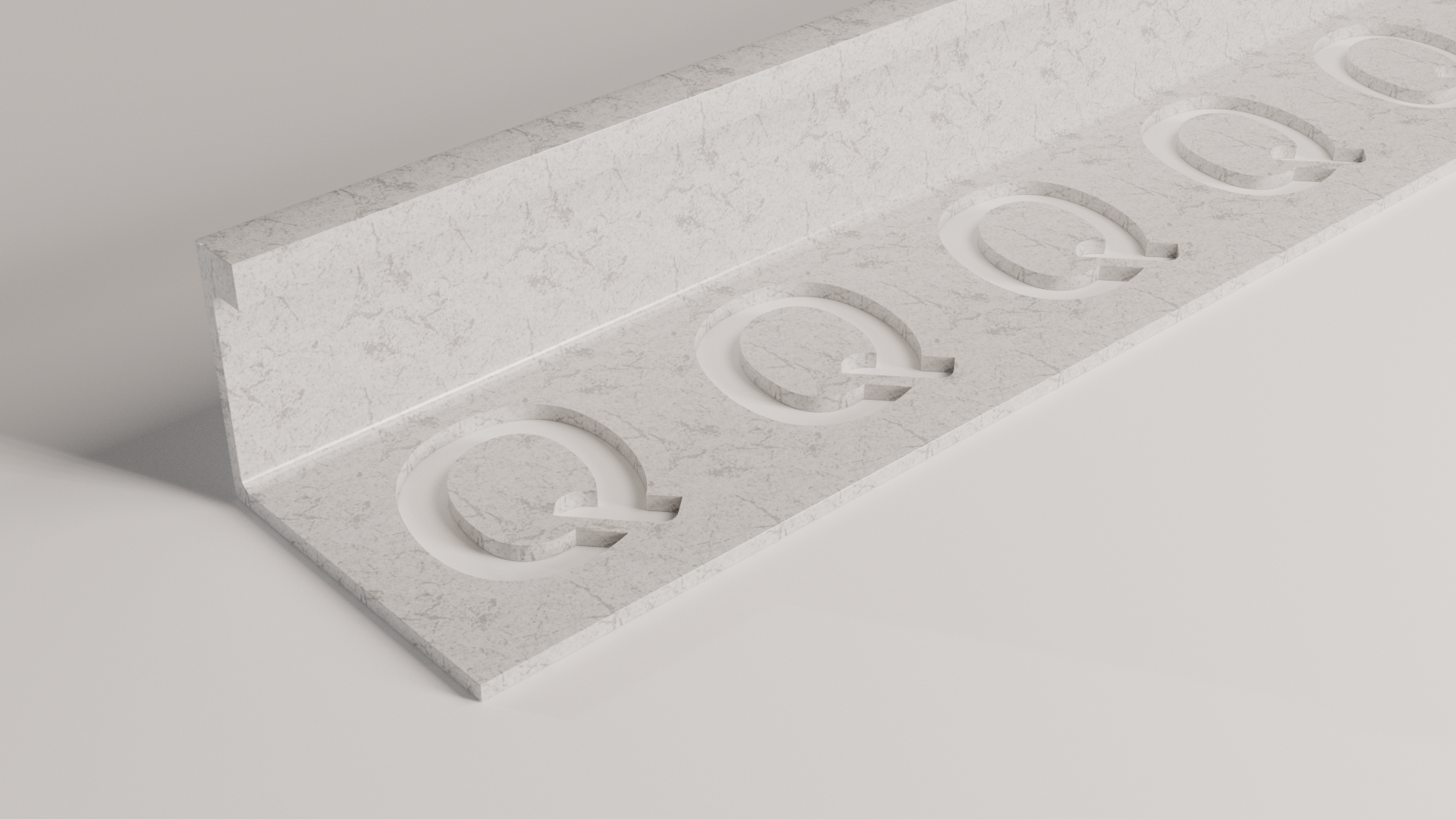 Stone Finished Aluminium Straight Edge Trims 2.5m - Image 4